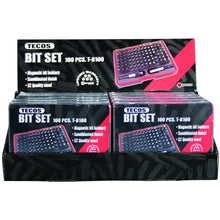 Indlæs billede til gallerivisning T-B100 Bitssæt 100 dele display med 10 stk