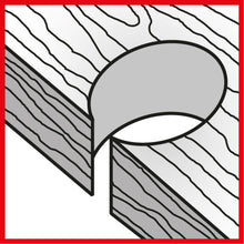 Indlæs billede til gallerivisning Bajonetsavklinge 4044, 5 stk. 150 mm CrV 10 tpi