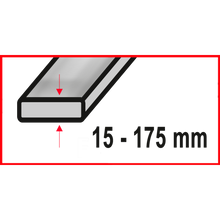 Indlæs billede til gallerivisning Bajonetsavklinge 4032, 5 stk. 230 mm CrV 4 tpi
