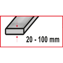 Indlæs billede til gallerivisning Bajonetsavklinge 4021, 5 stk. 150 mm CrV 3 tpi
