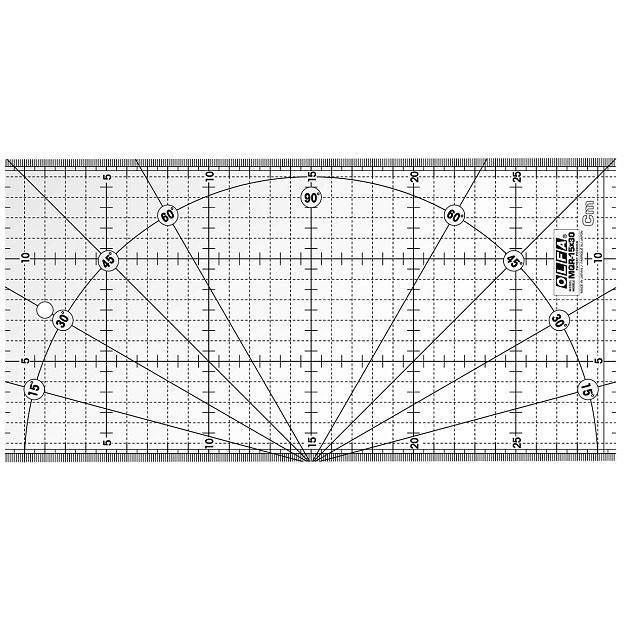 MQR-15x30 Mønster lineal