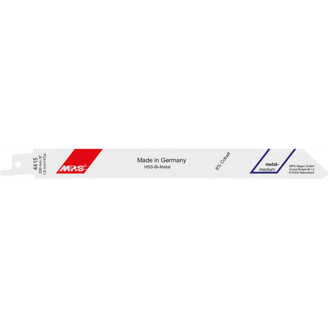 Bajonetsavklinge 4415, 100 stk. 200 mm BiM 14 tpi