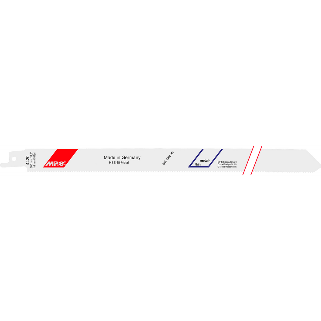 Bajonetsavklinge 4420, 5 stk. 300 mm Bimetal 18 tpi
