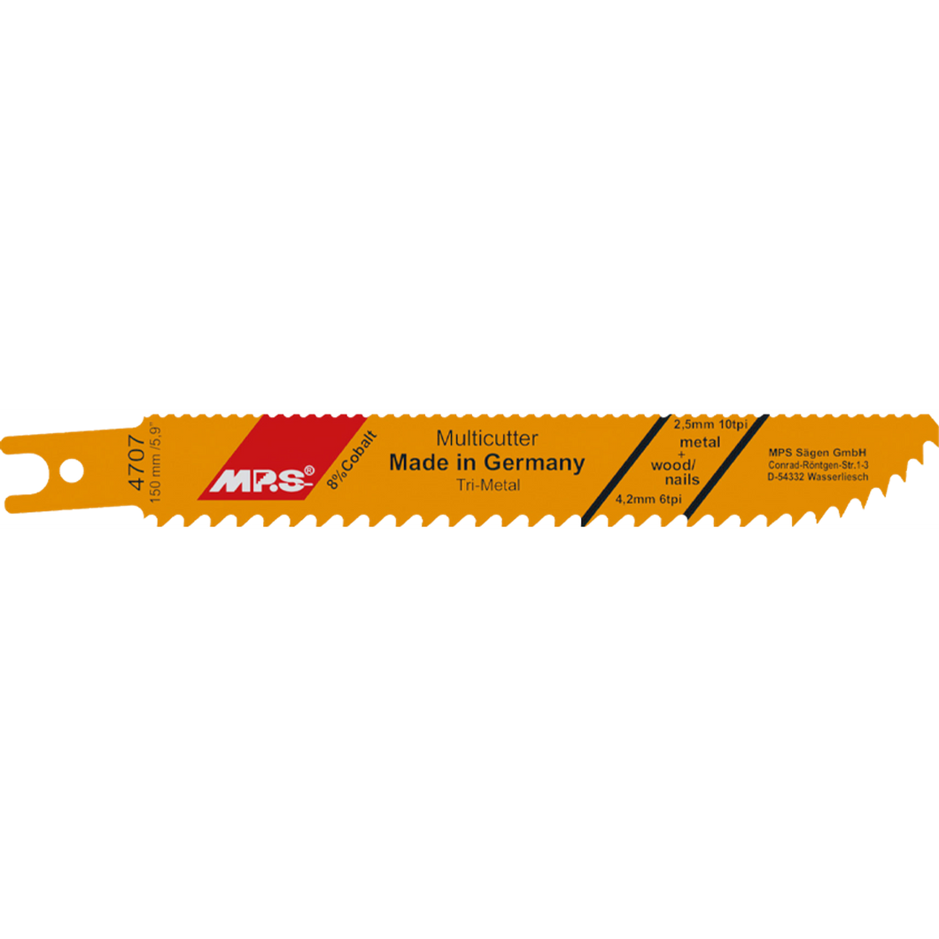 Bajonetsavklinge 4707, 2 stk. 150 mm Trimetal 6/10 tpi