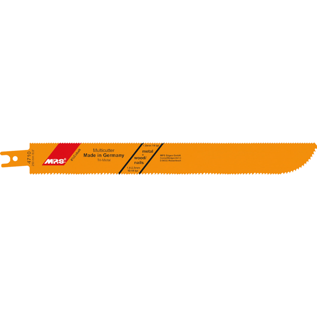 Bajonetsavklinge 4710, 2 stk. 250 mm Trimetal 10-14/14 tpi