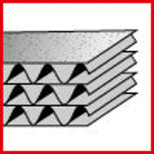 Indlæs billede til gallerivisning Bajonetsavklinge 4027, 2 stk. 225 mm CrV
