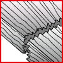Indlæs billede til gallerivisning Bajonetsavklinge 4031, 5 stk. 150 mm CrV 6,3 tpi
