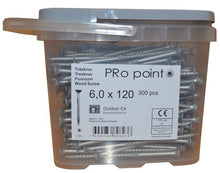 Indlæs billede til gallerivisning Træskrue C4 6,0 x 120 Torx 30 (300 stk.)
