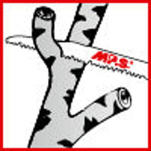 Indlæs billede til gallerivisning Bajonetsavklinge 4020, 2 stk. 300 mm CrV 3 tpi
