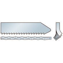 Indlæs billede til gallerivisning Bajonetsavklinge 4405, 2 stk. 150 mm Bimetal 25 tpi
